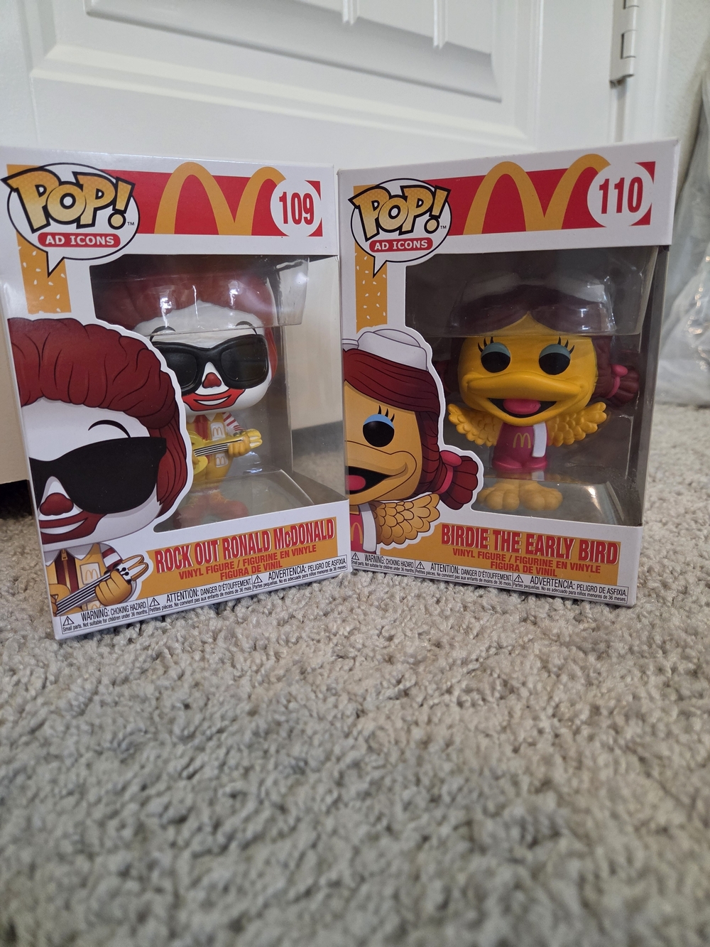 Funko Pop! Ad Icons McDonald's Rock Out Ronald McDonald & Birdie Set